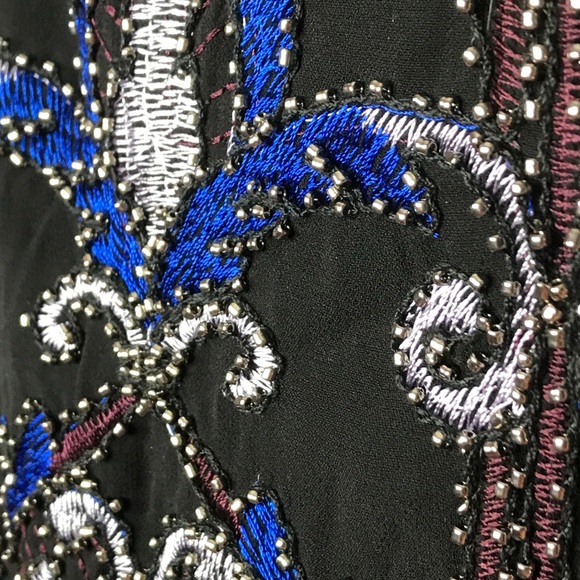 Francesca’s Collection Beaded & Embroidered Dress - Picture 5 of 8